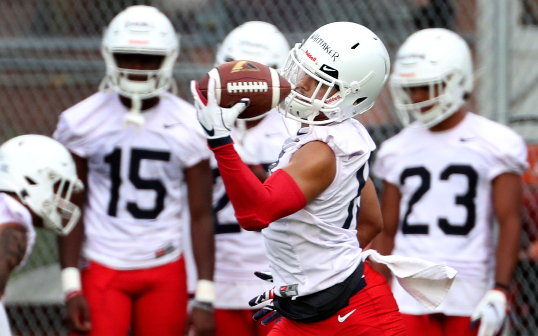 UA football day two